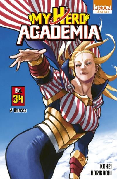 My hero Academia Tome 34 : America - Cover