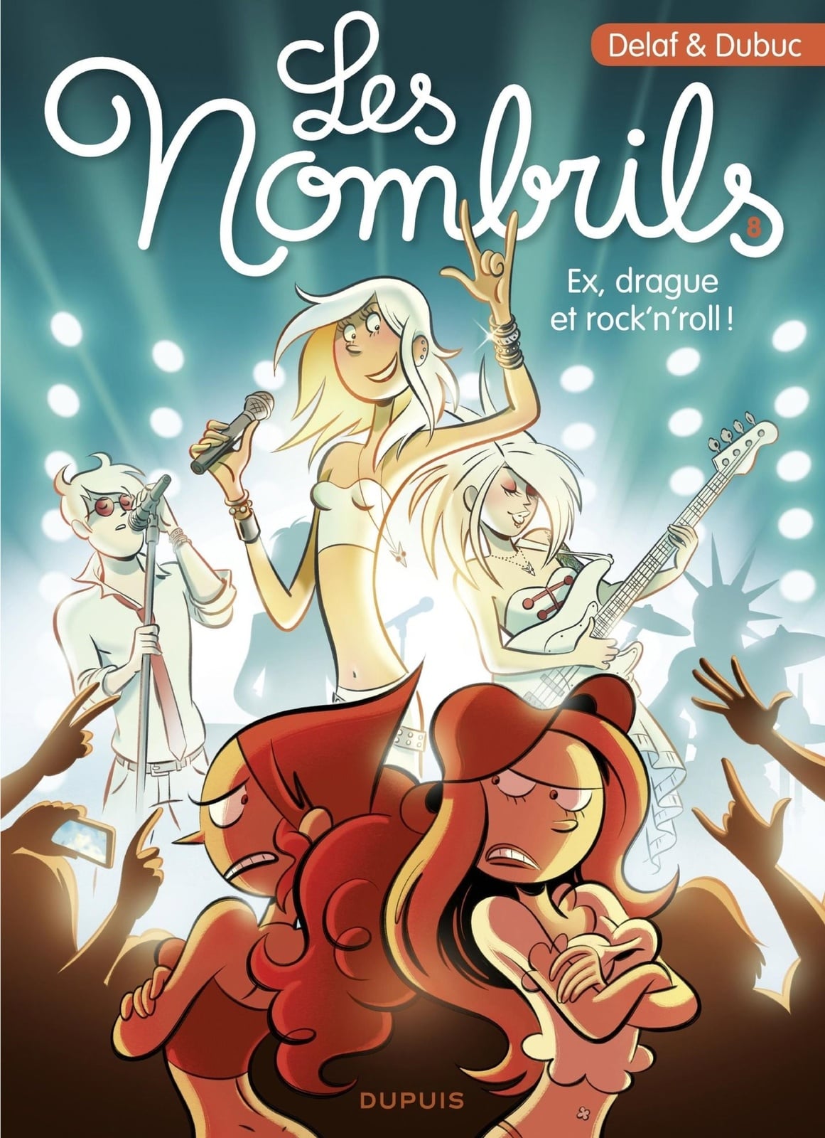 Les Nombrils - tome 8 - Ex, drague et rock'n'roll ! - Cover