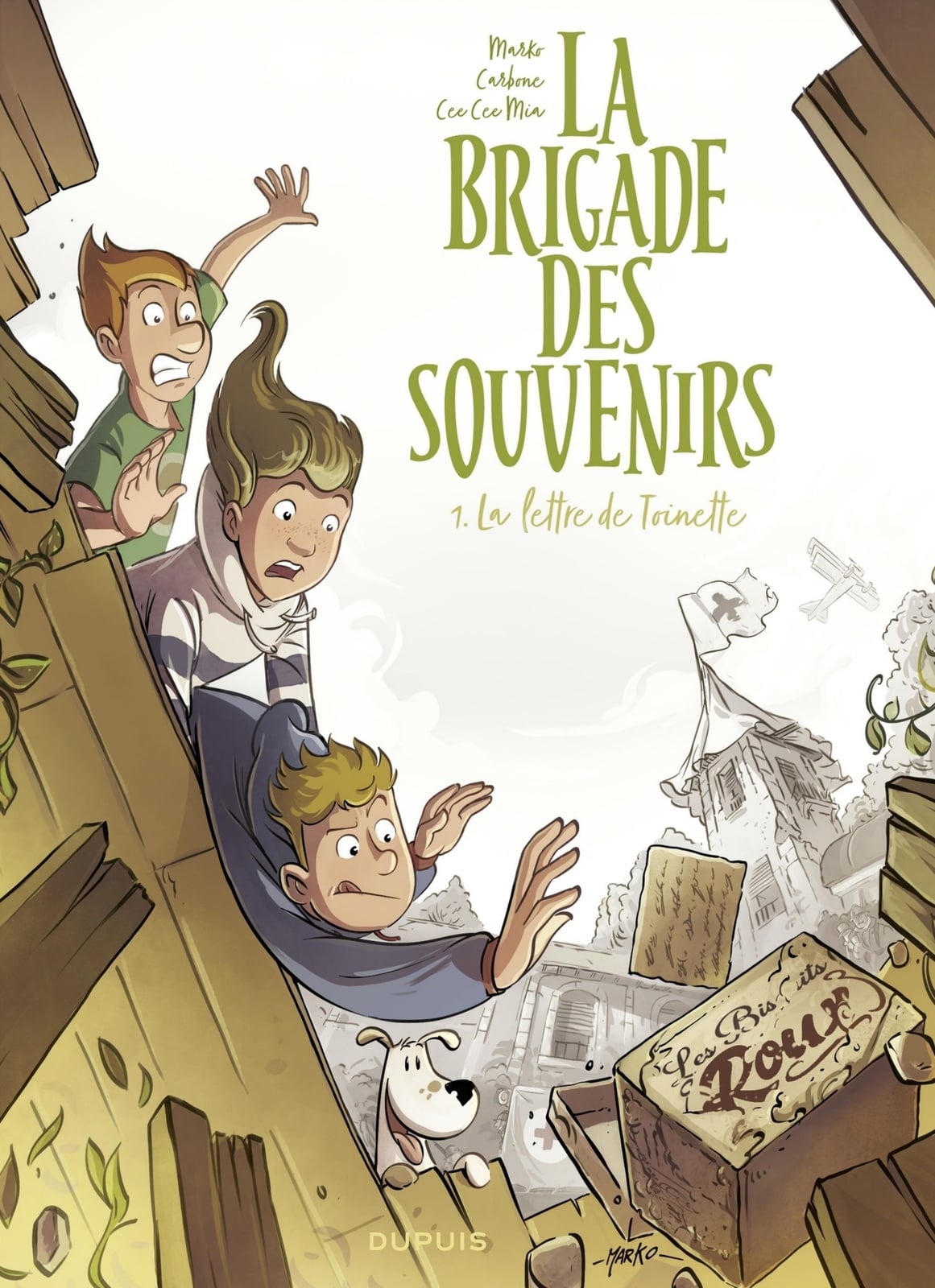 La brigade des souvenirs - Tome 1 - La lettre de Toinette - Cover