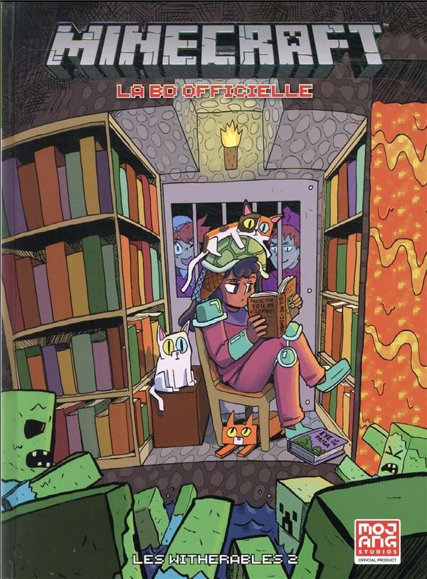 Minecraft : la BD officielle : les Withérables Tome 2 - Cover