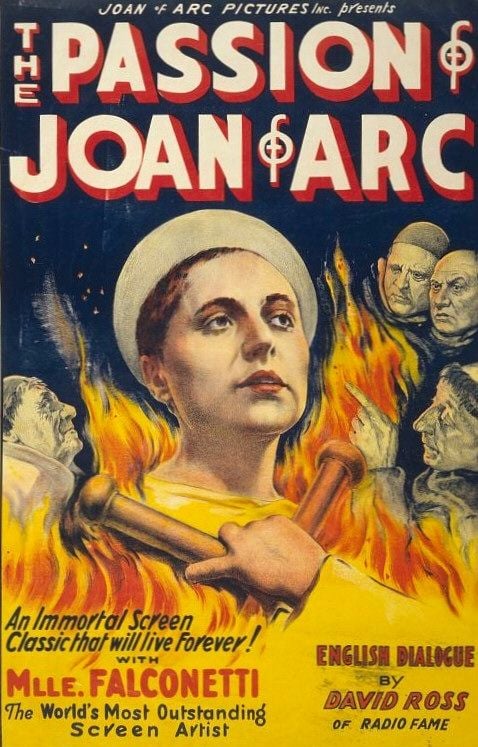 The Passion of Joan of Arc - Cover