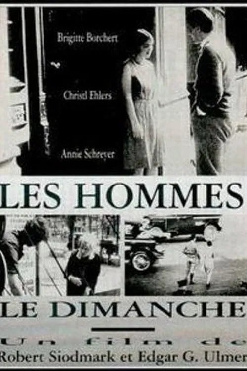 Les Hommes le dimanche - Cover