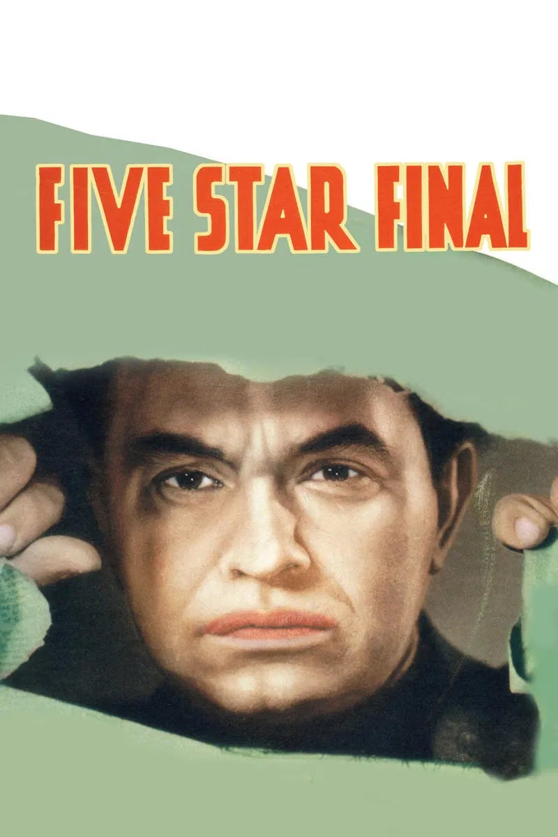 Five Star Final - Cover