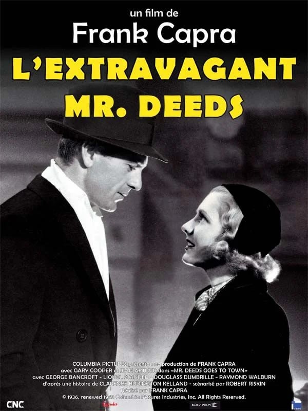 L'Extravagant Mr. Deeds - Cover