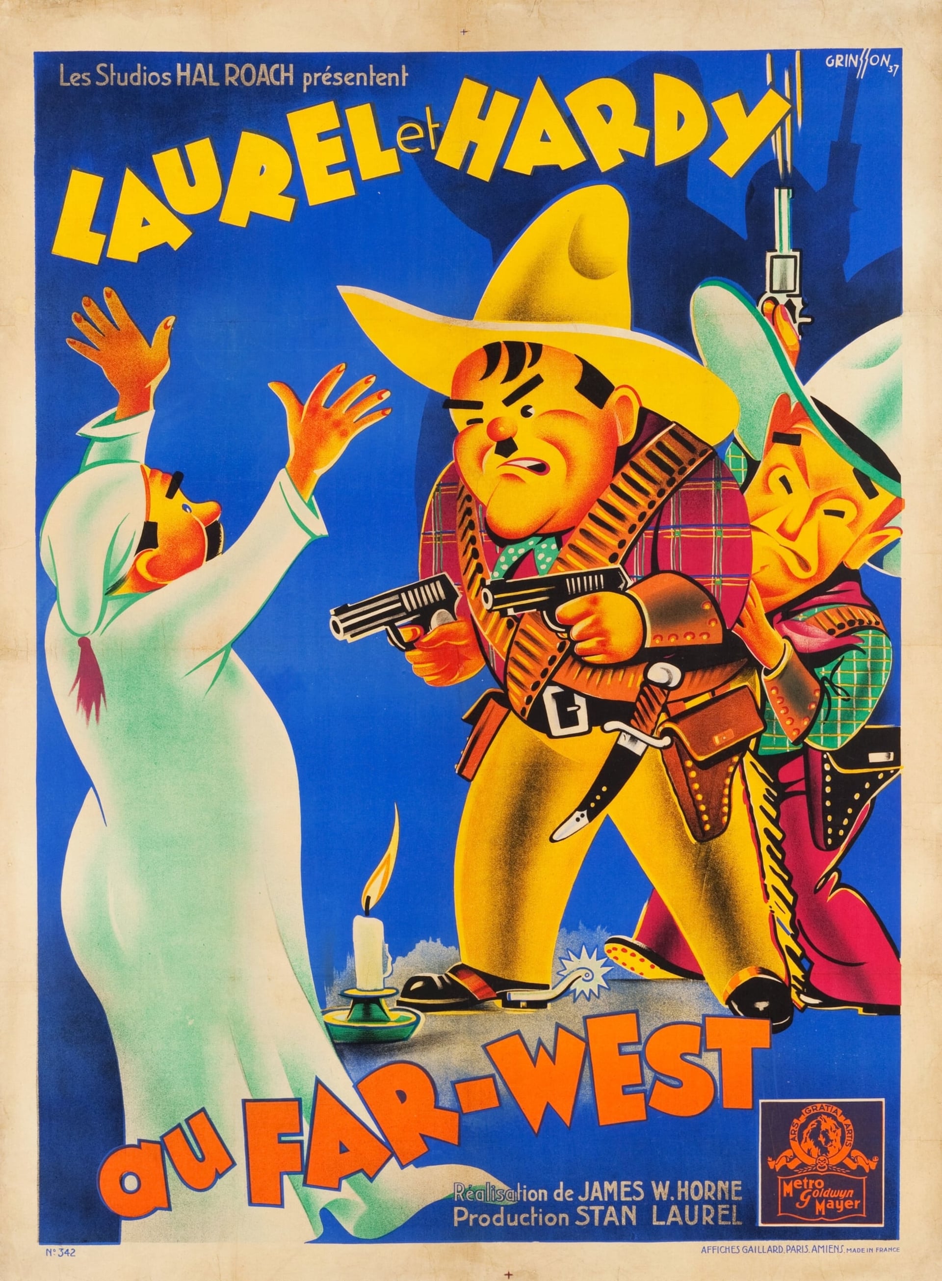 Laurel et Hardy au Far West - Cover