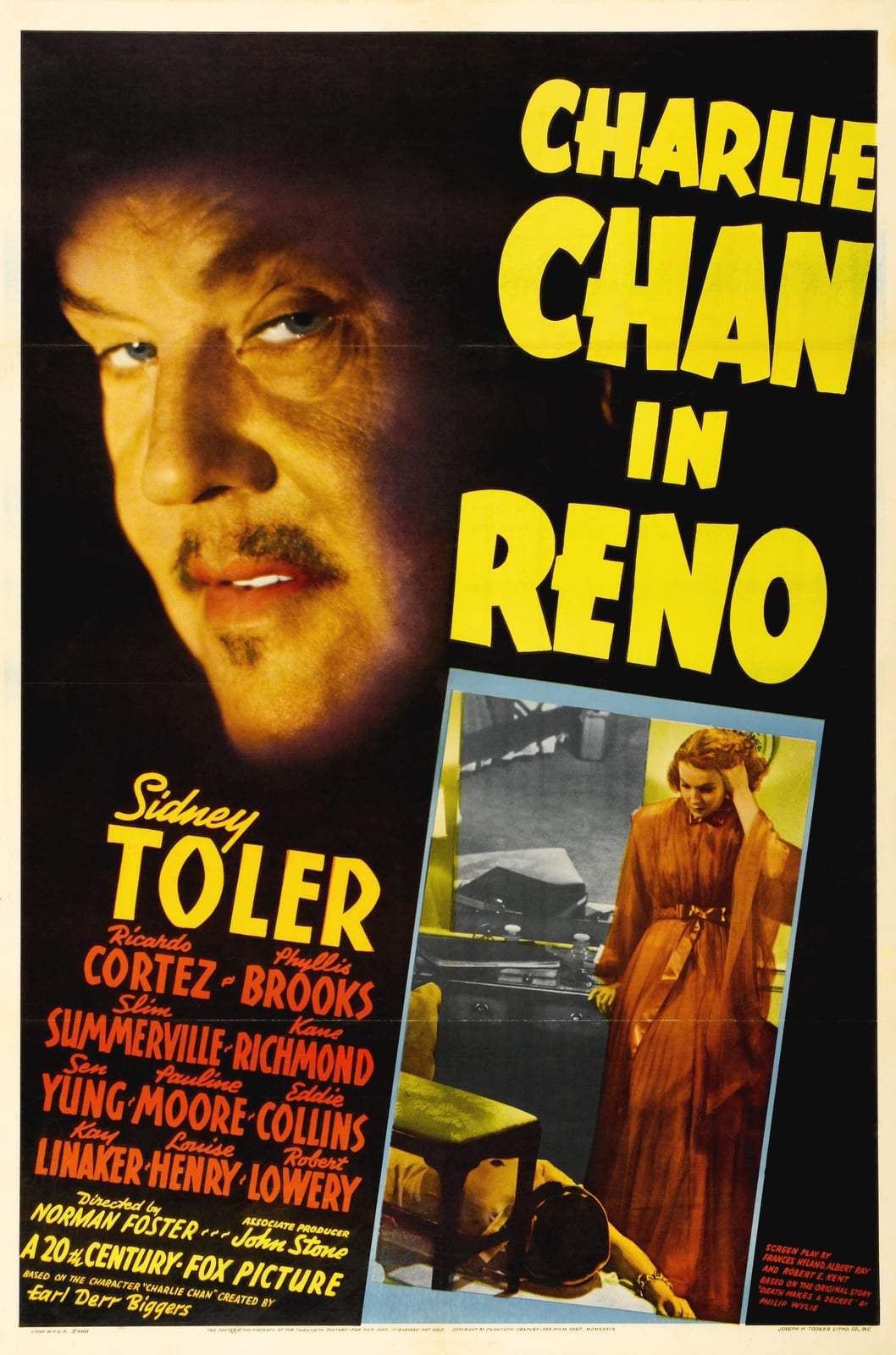 Charlie Chan in Reno - Cover