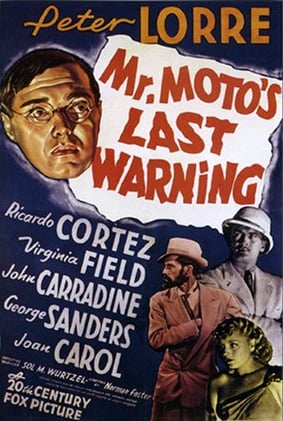 Mr. Moto's Last Warning - Cover