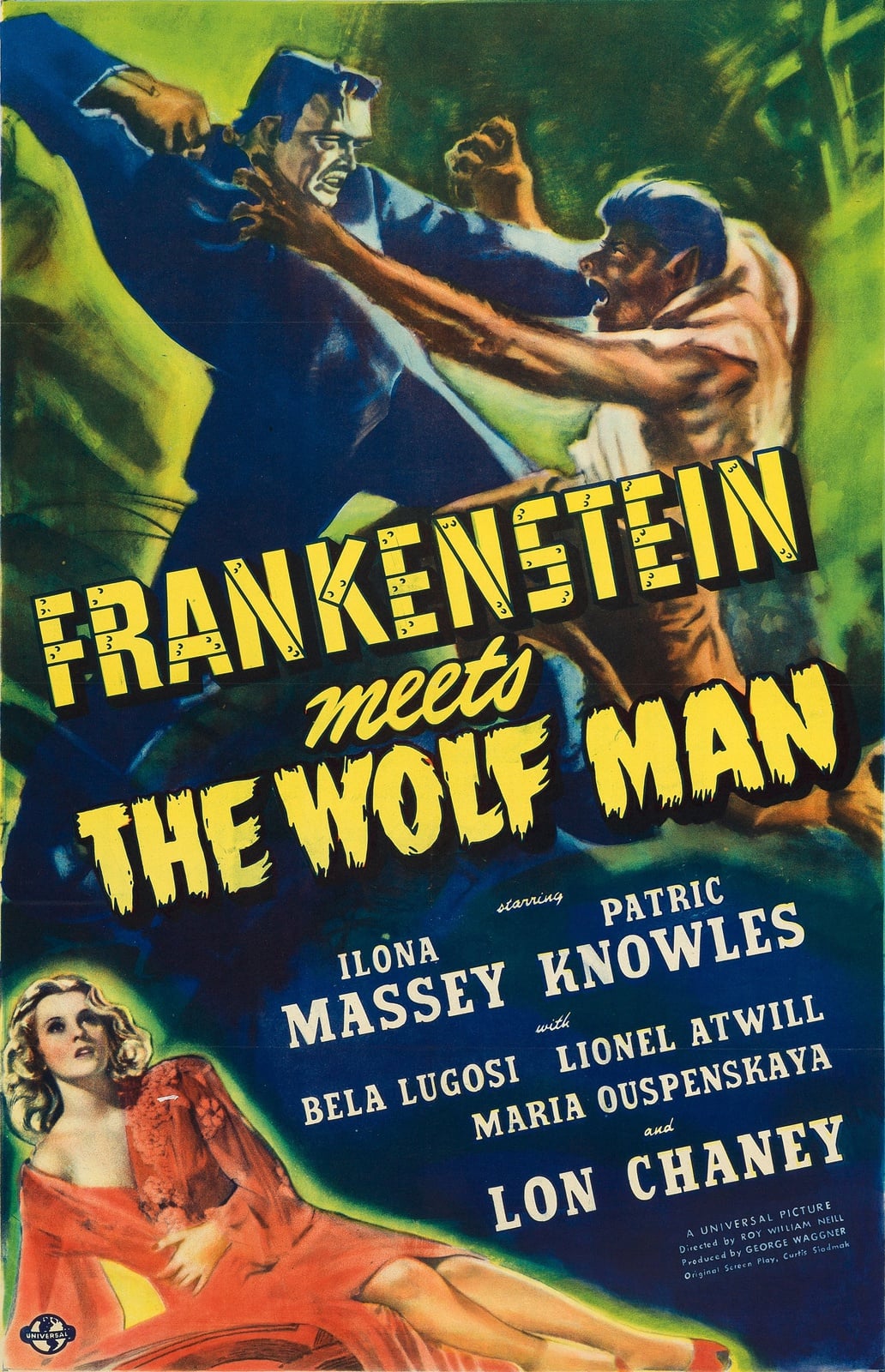 Frankenstein Meets the Wolf Man - Cover