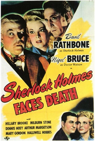 Sherlock Holmes Faces Death - Cover