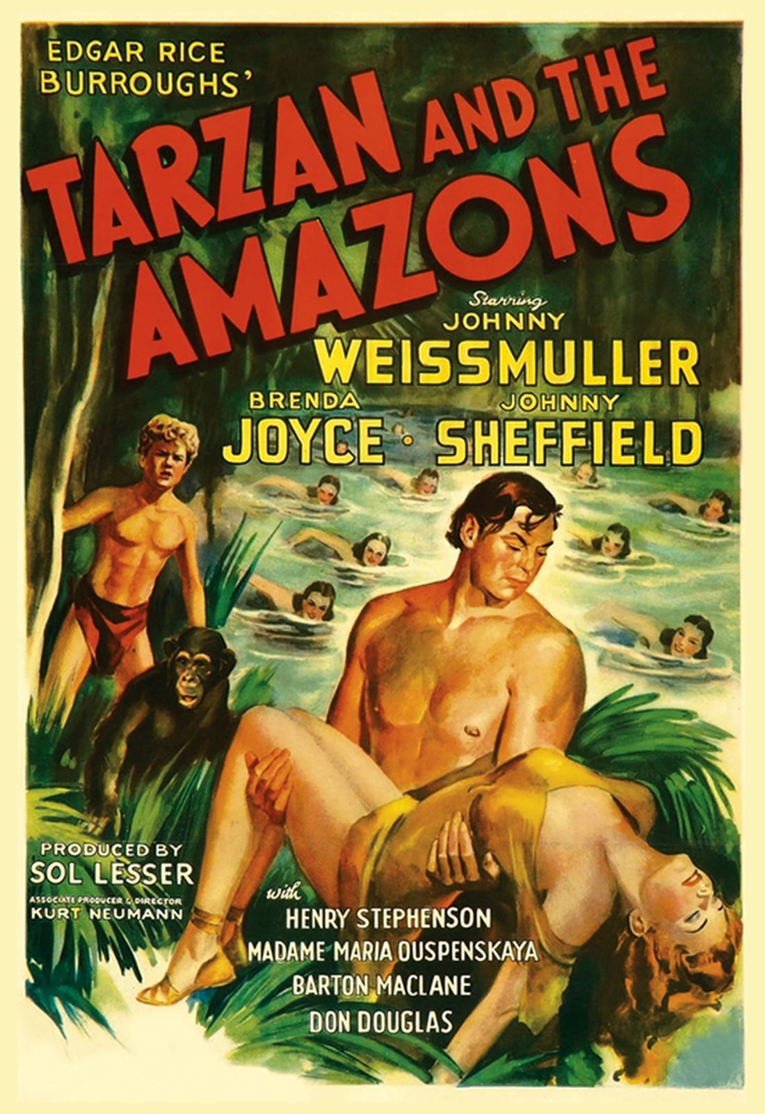 Tarzan and the Amazons - Cover