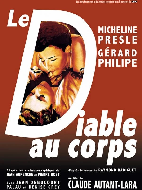 Le diable au corps - Cover