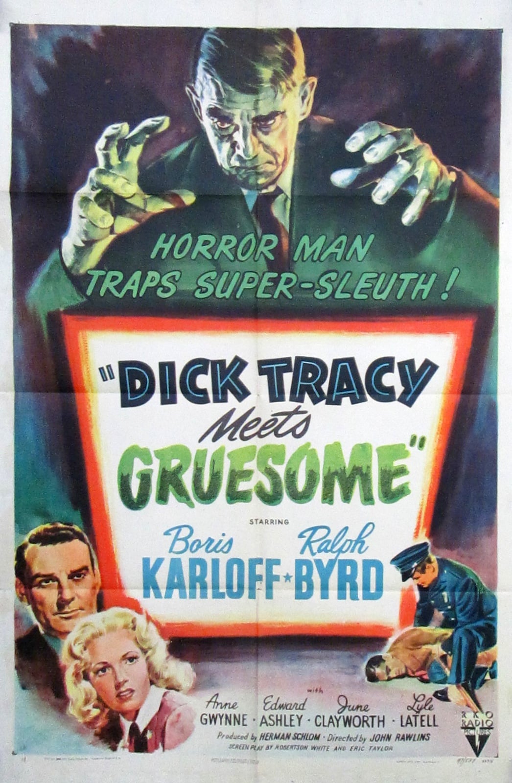 Dick Tracy Meets Gruesome - Cover