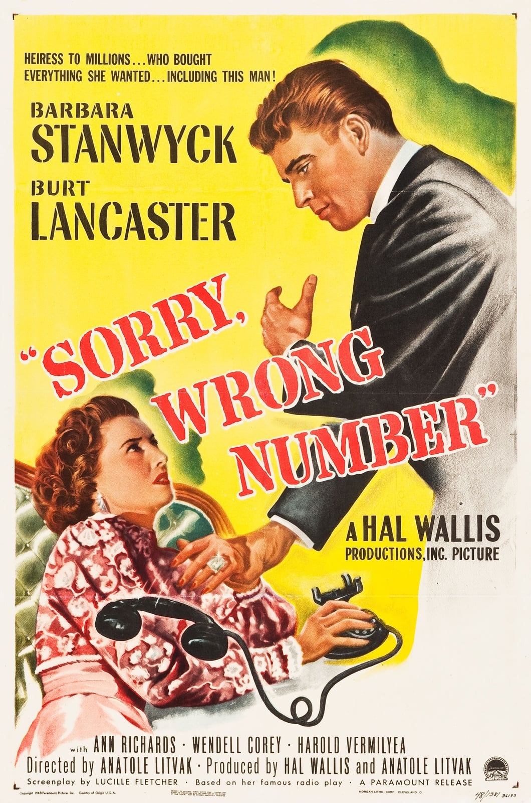 Sorry, Wrong Number - Cover