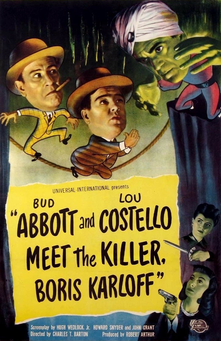 Bud Abbott Lou Costello Meet the Killer Boris Karloff - Cover