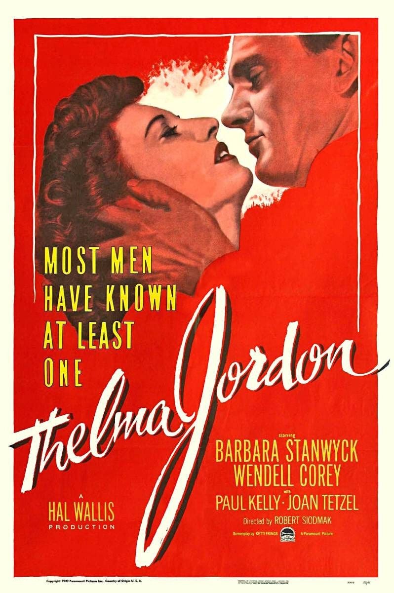 The File on Thelma Jordon - Cover