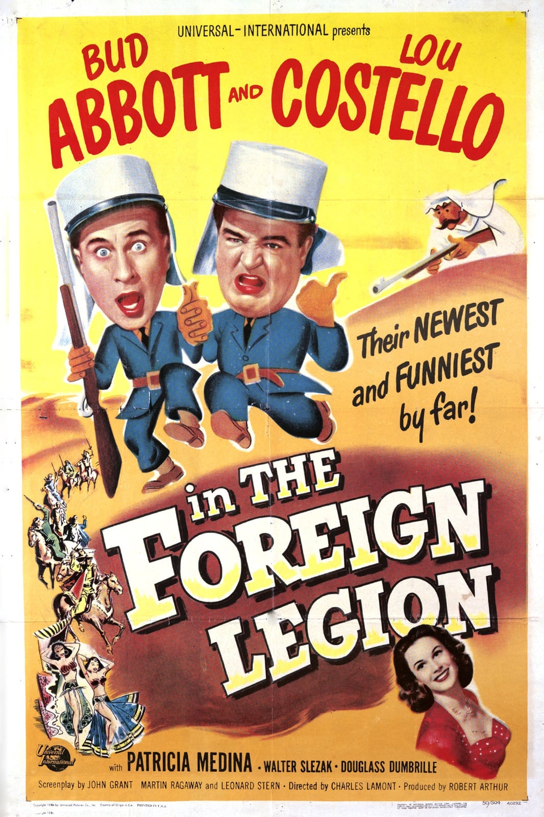 Abbott and Costello in the Foreign Legion - Cover