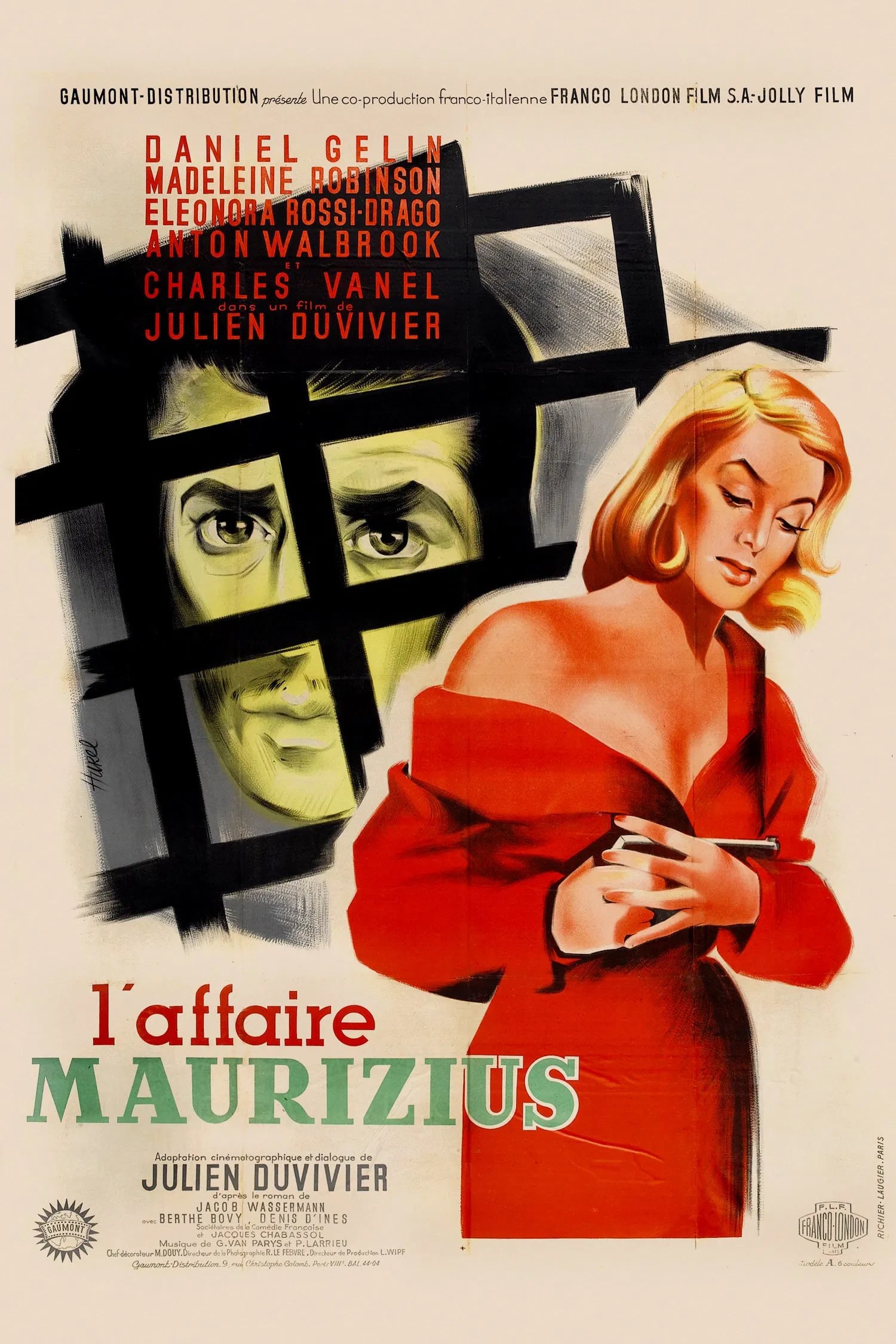 L'Affaire Maurizius - Cover