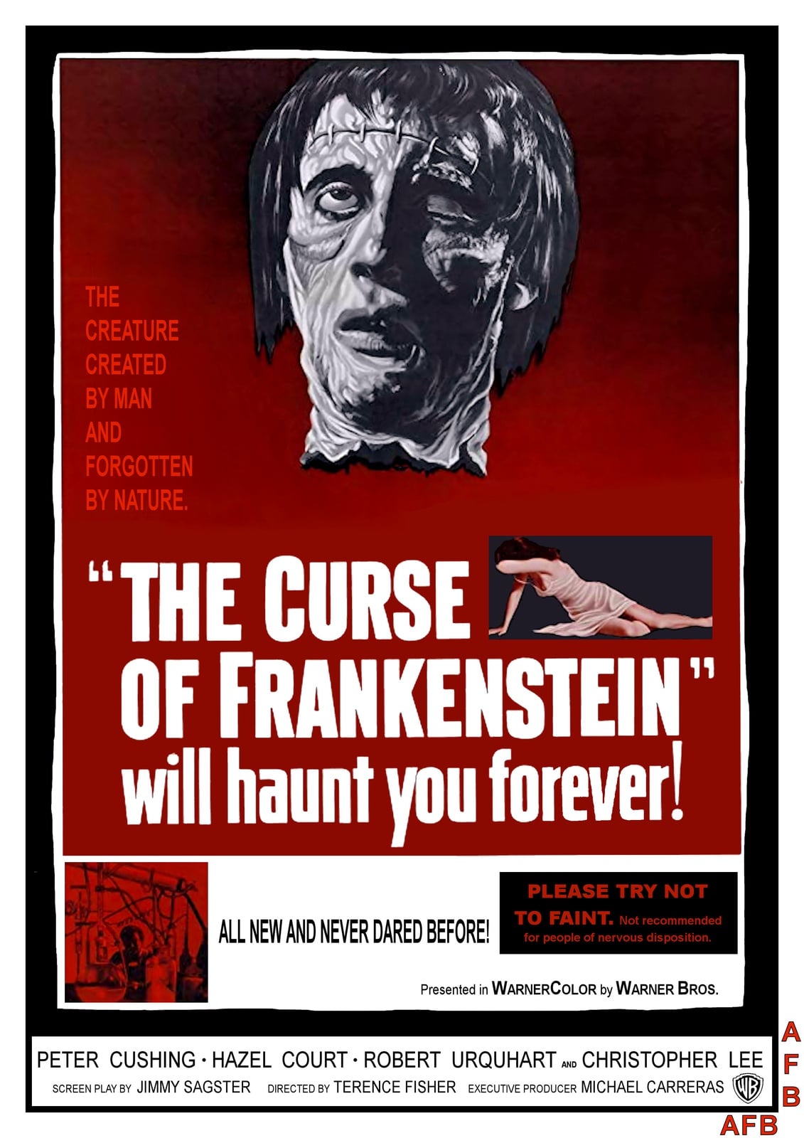 The Curse of Frankenstein - Cover