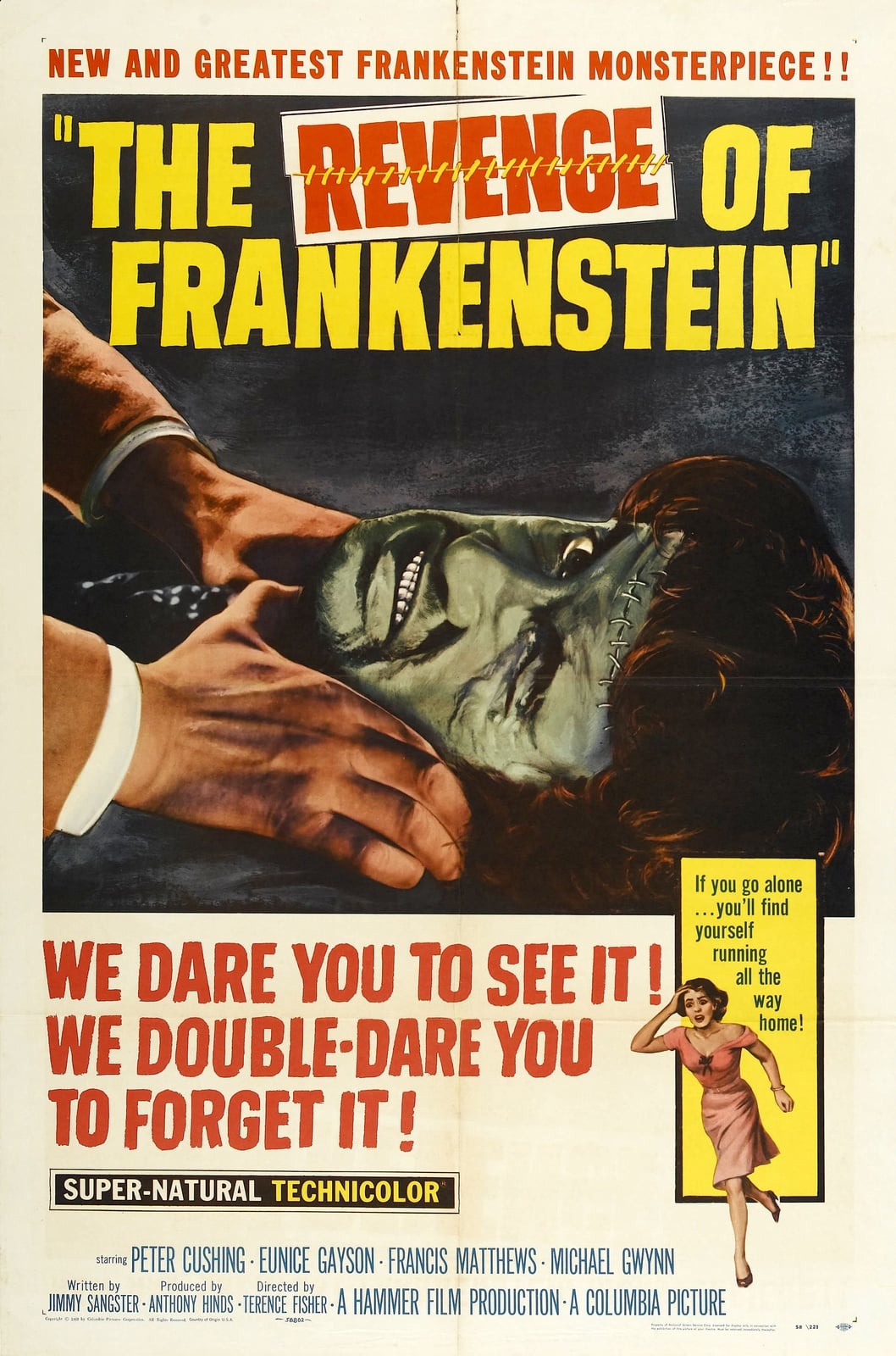 The Revenge of Frankenstein - Cover