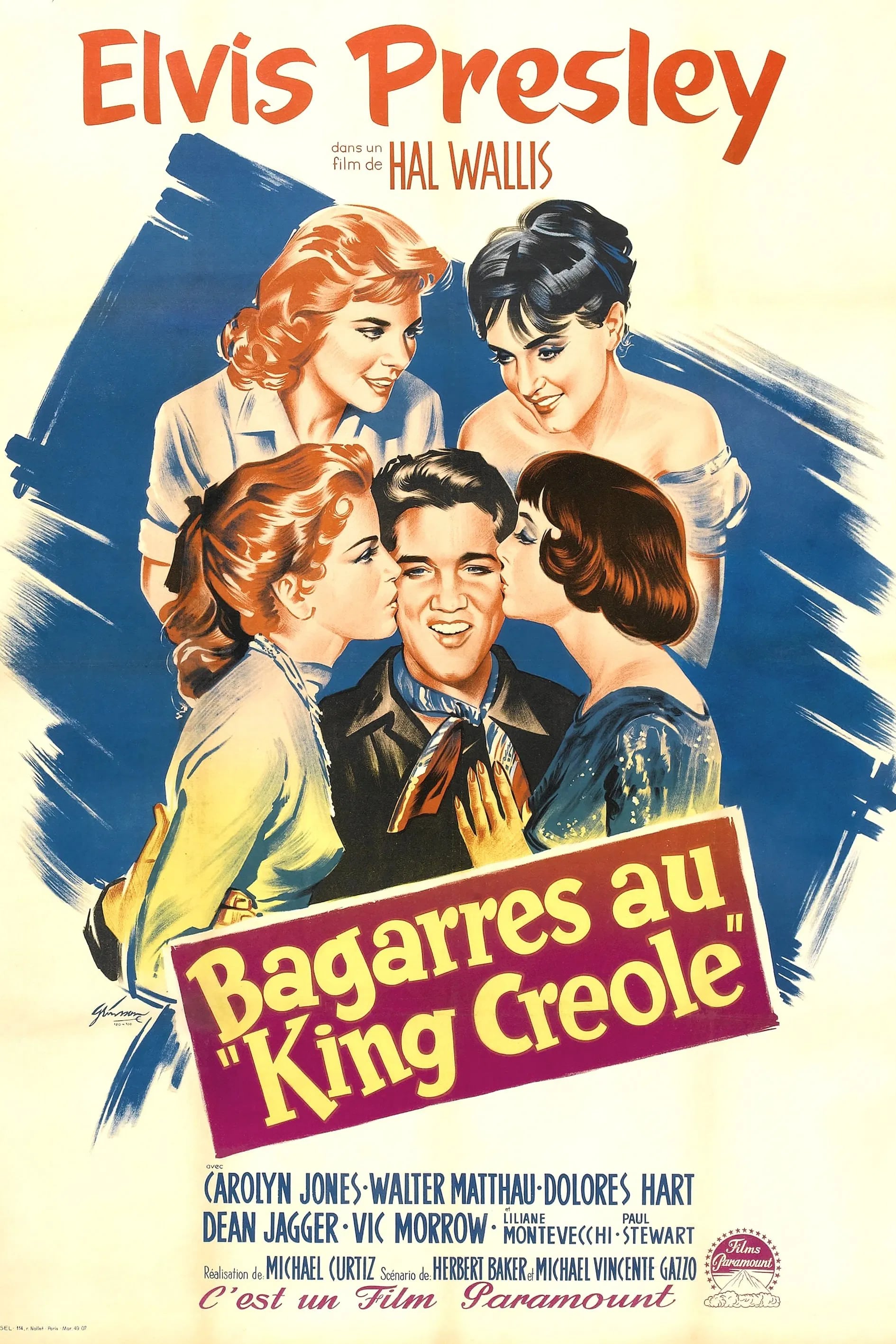 Bagarres au King Creole - Cover