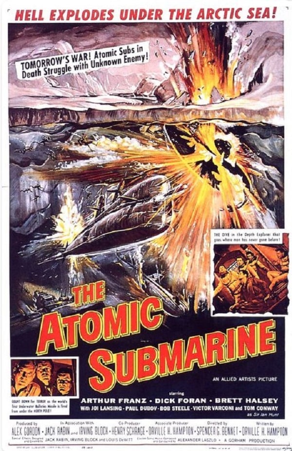 The Atomic Submarine - Cover