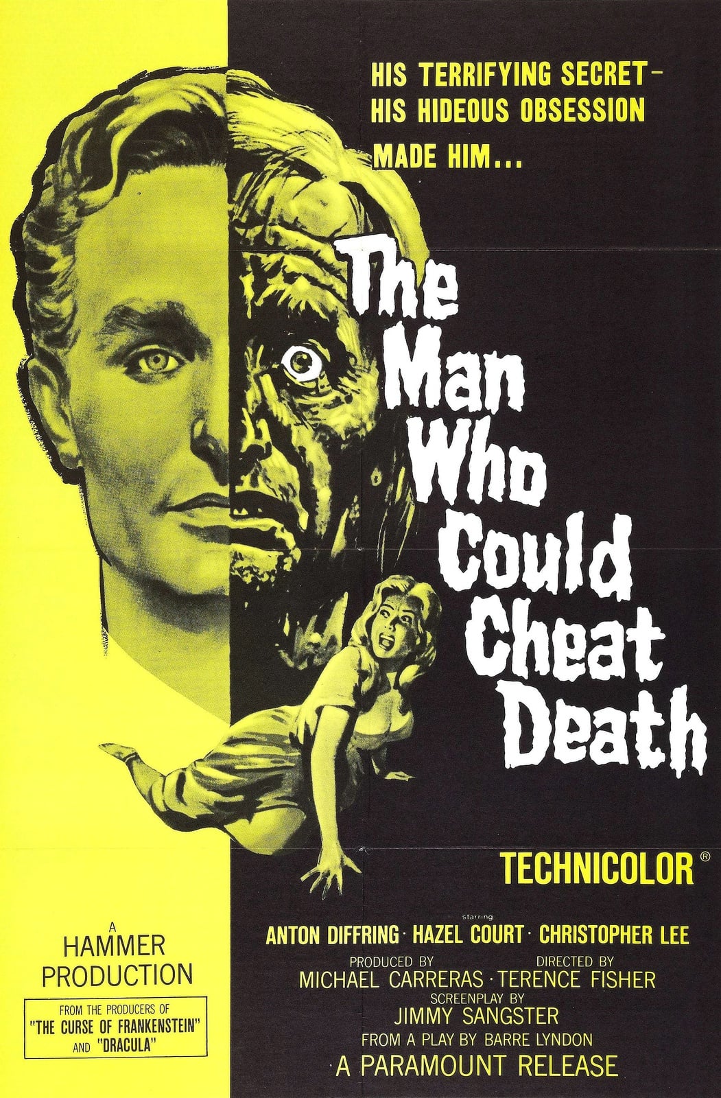 The Man Who Could Cheat Death - Cover