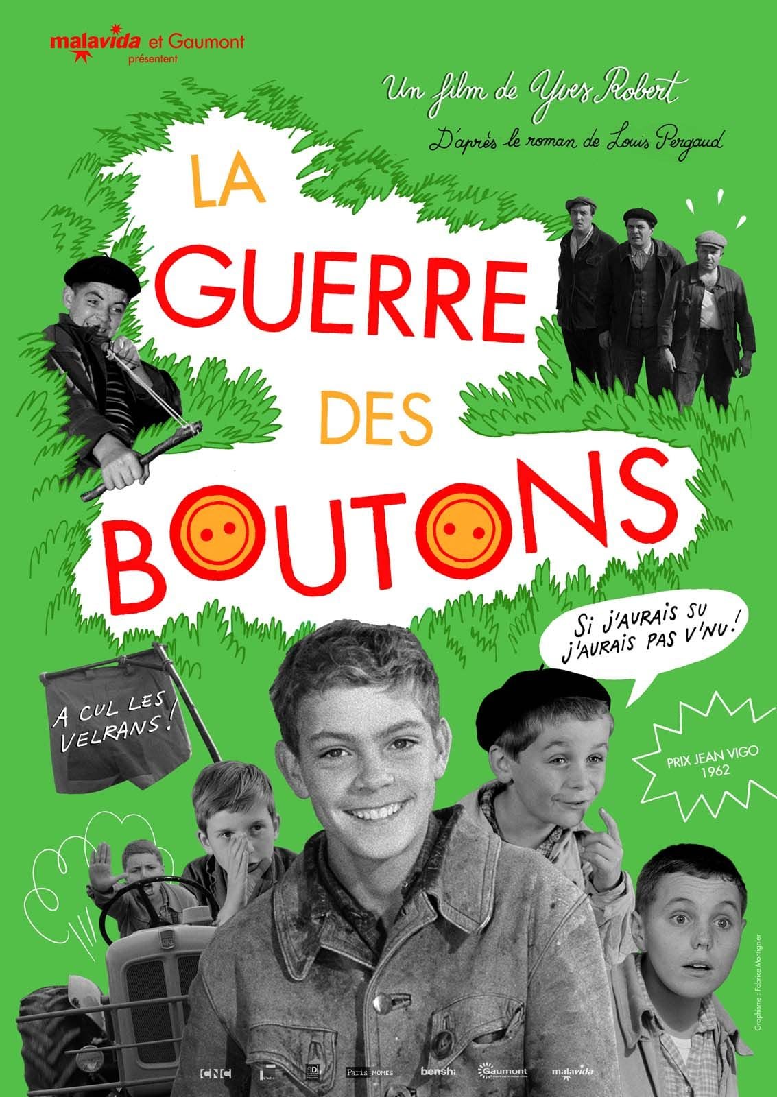 La Guerre des boutons - Cover