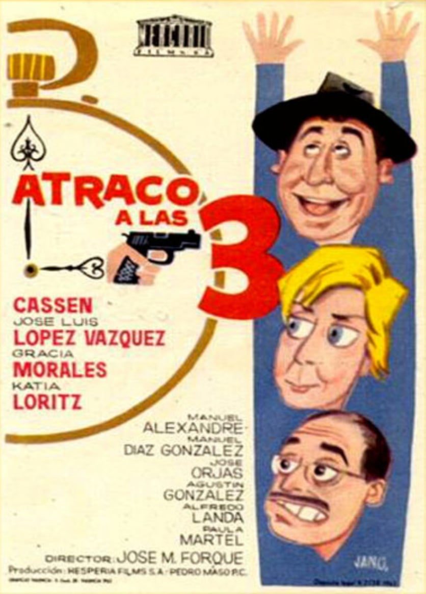 Atraco a las tres - Cover