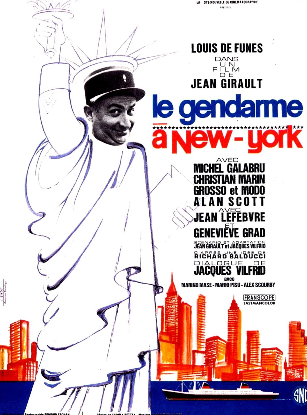 The Gendarme in New York - Cover