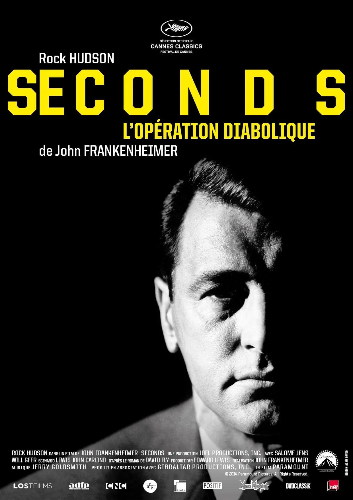 Seconds - L'Opération diabolique - Cover