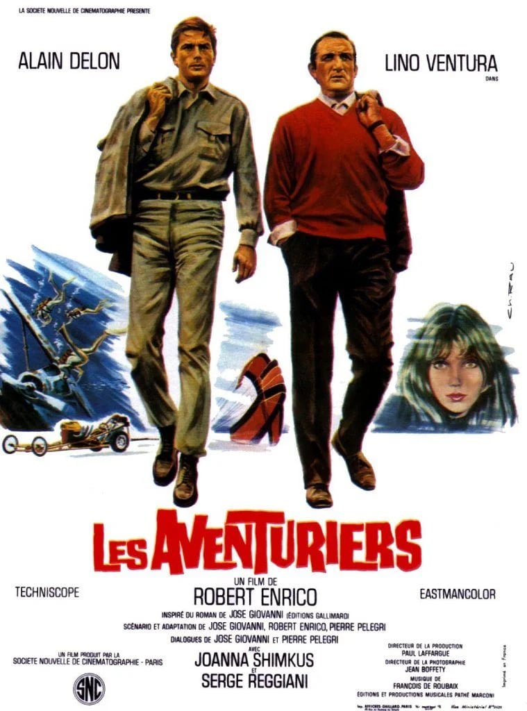 Les Aventuriers - Cover