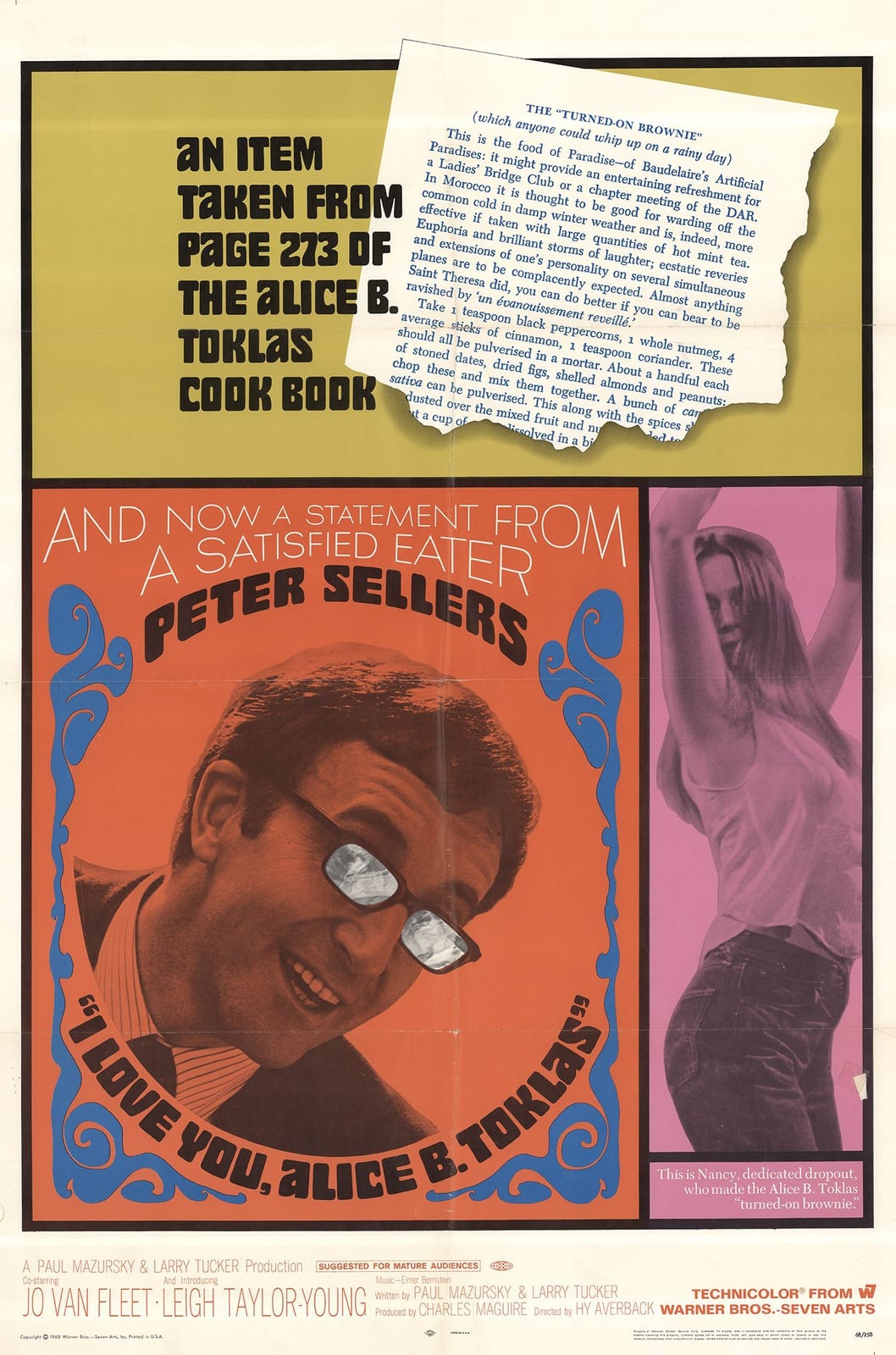 I Love You, Alice B. Toklas! - Cover