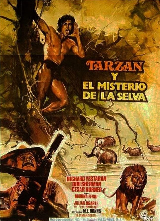 Tarzan y el misterio de la selva - Cover