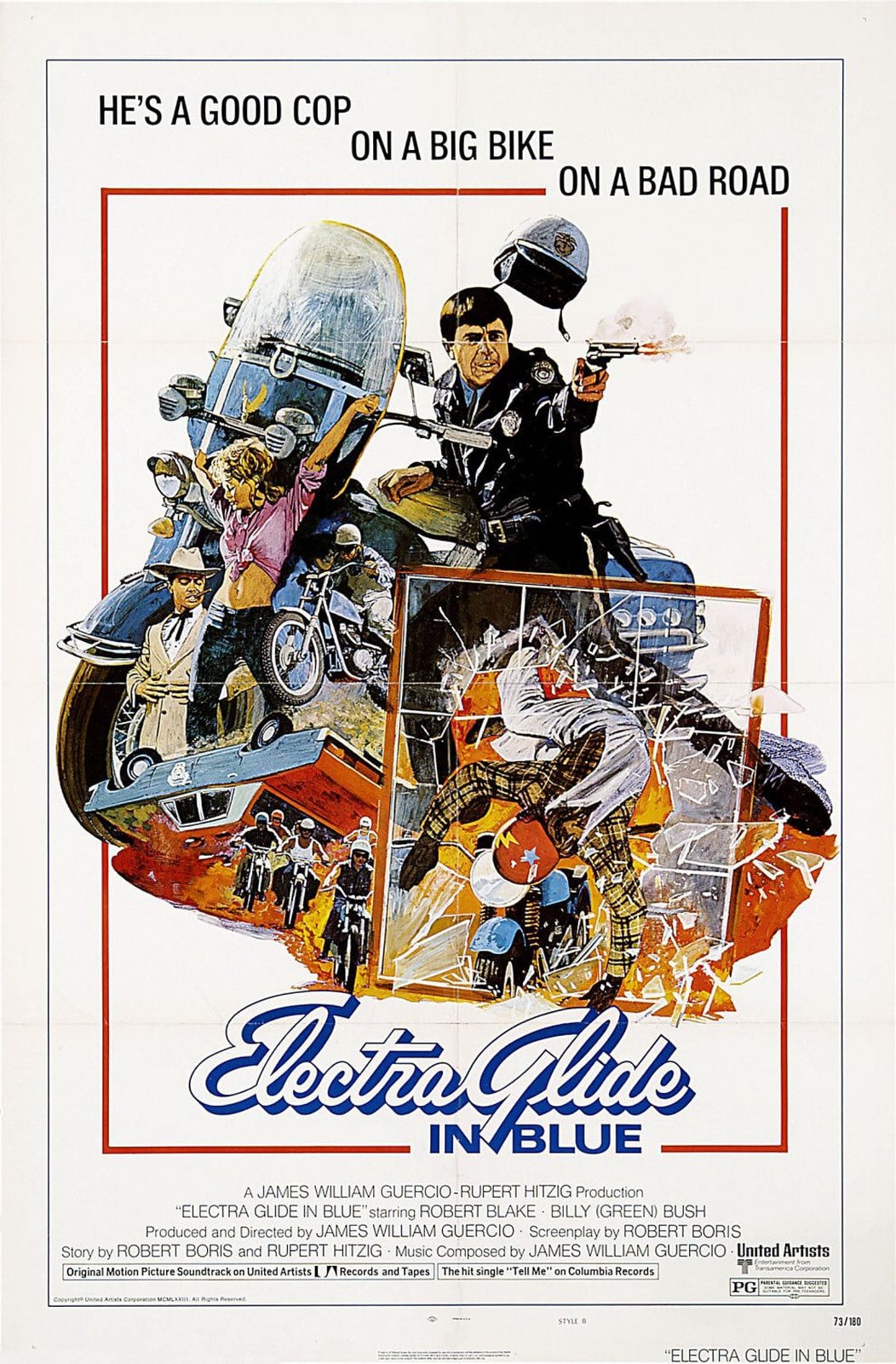 Electra Glide in Blue - Cover