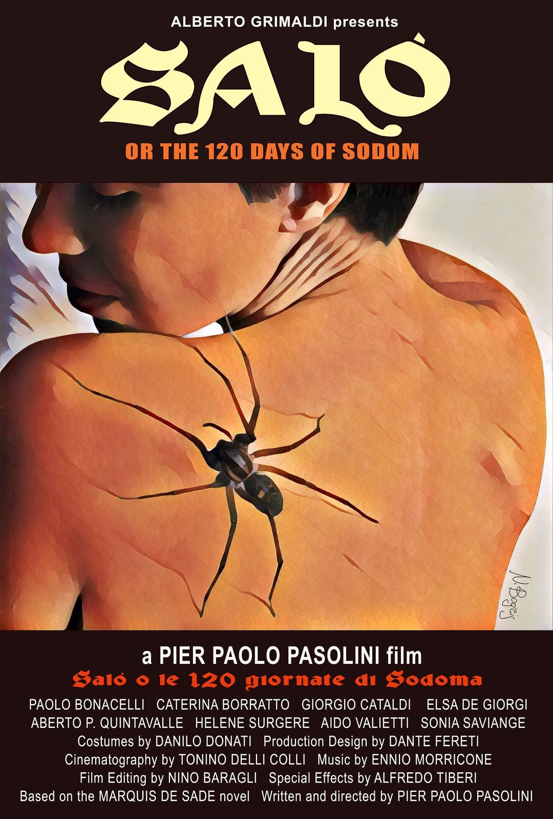 Salò, or the 120 Days of Sodom - Cover