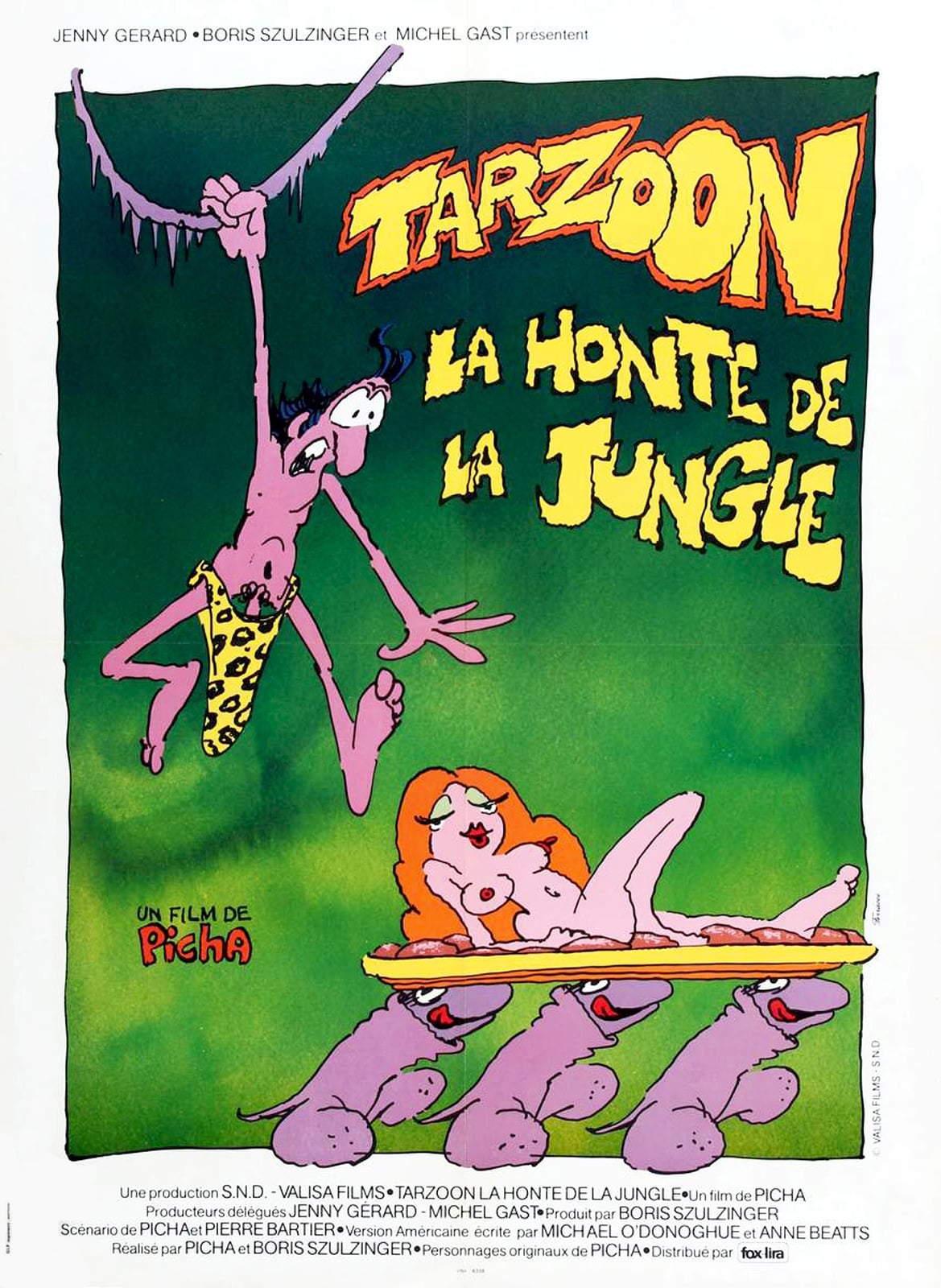 Tarzoon: Shame of the Jungle! - Cover