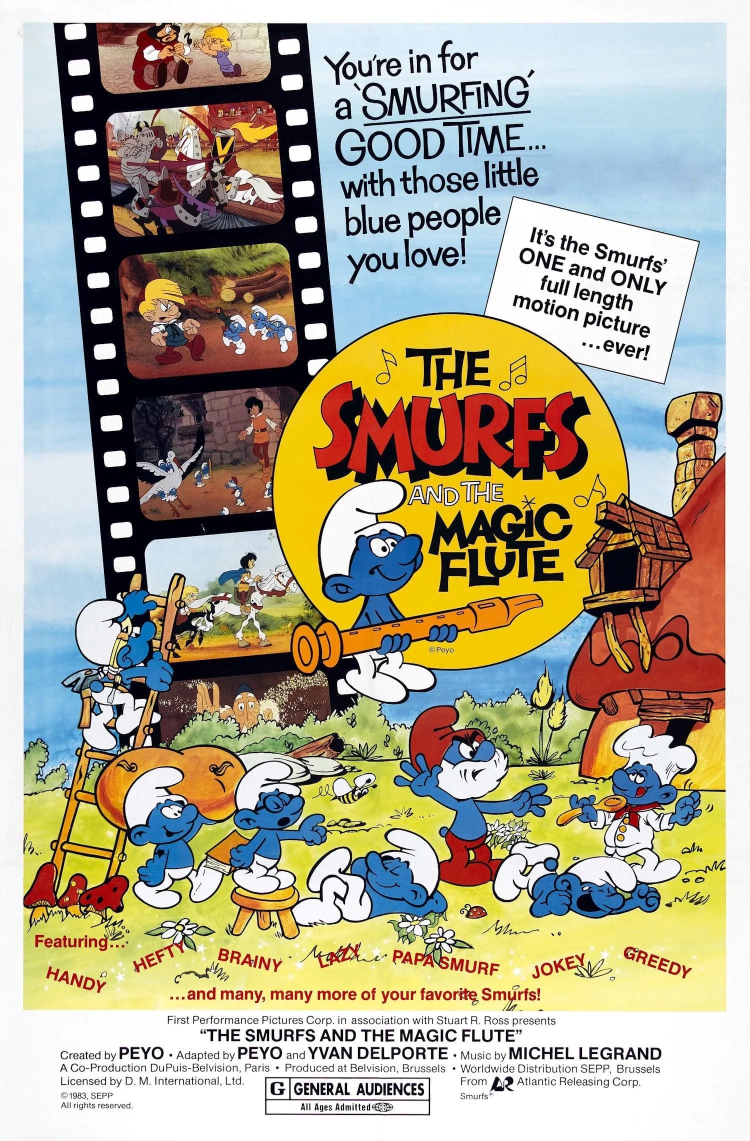The Smurfs and the Magic Flute - Cover