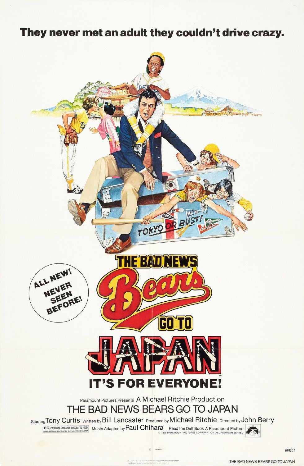 The Bad News Bears Go to Japan - Cover