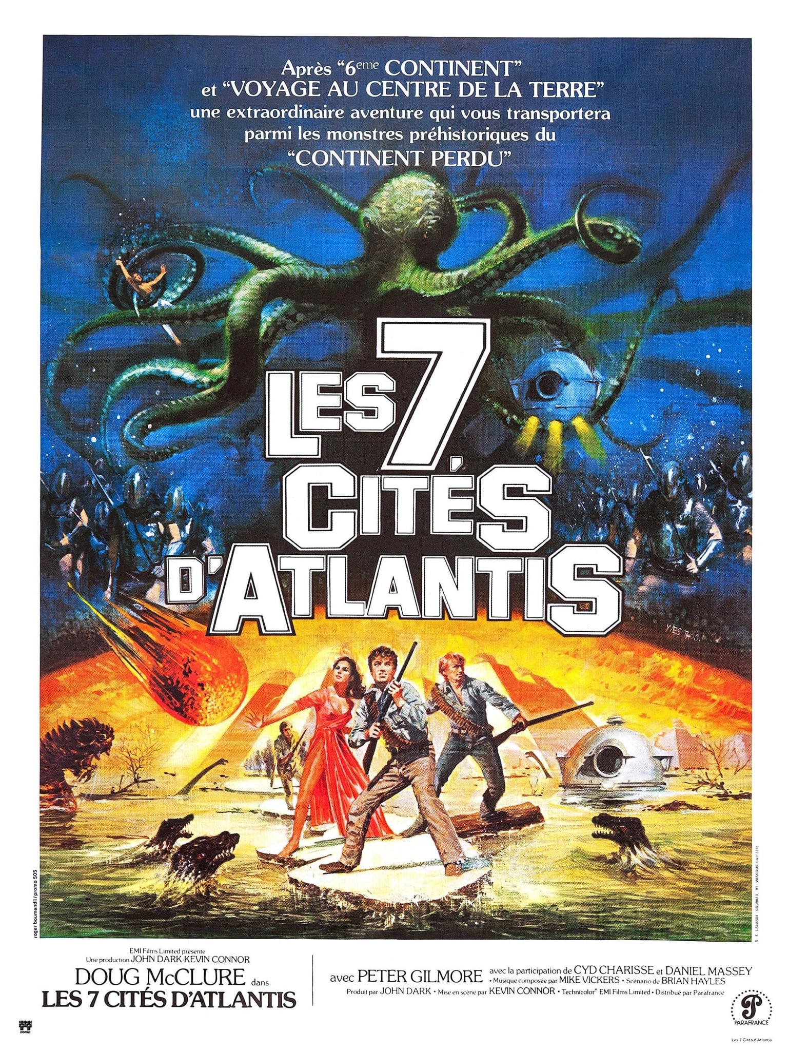 Les Sept cites d'Atlantis - Cover