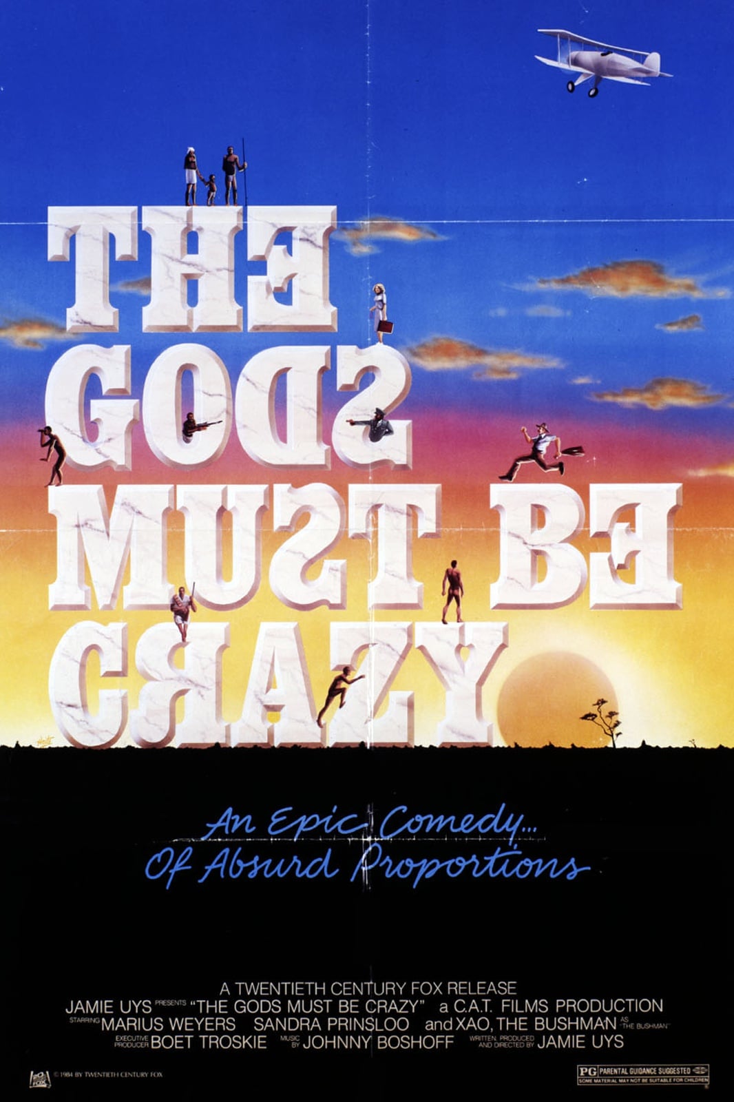 The Gods Must Be Crazy - Cover