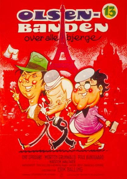 Olsen-banden over alle bjerge! - Cover