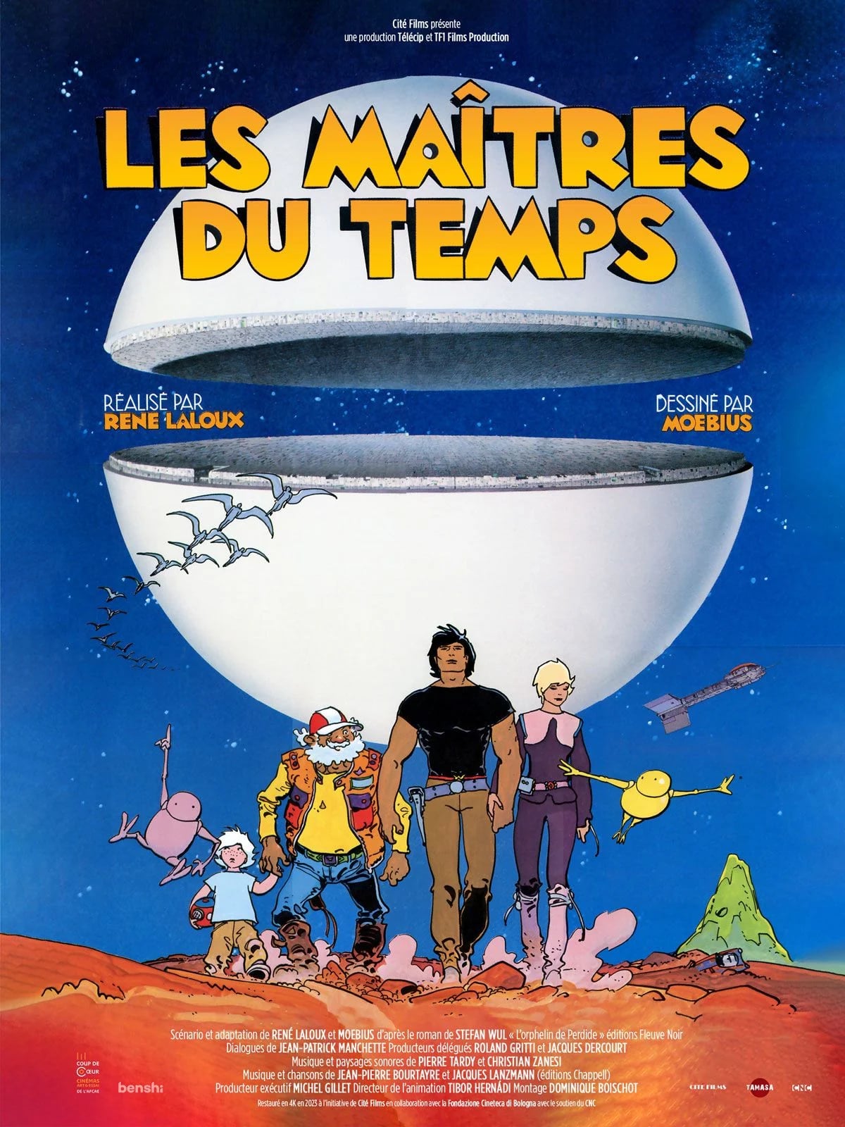 Les Maîtres du temps - Cover