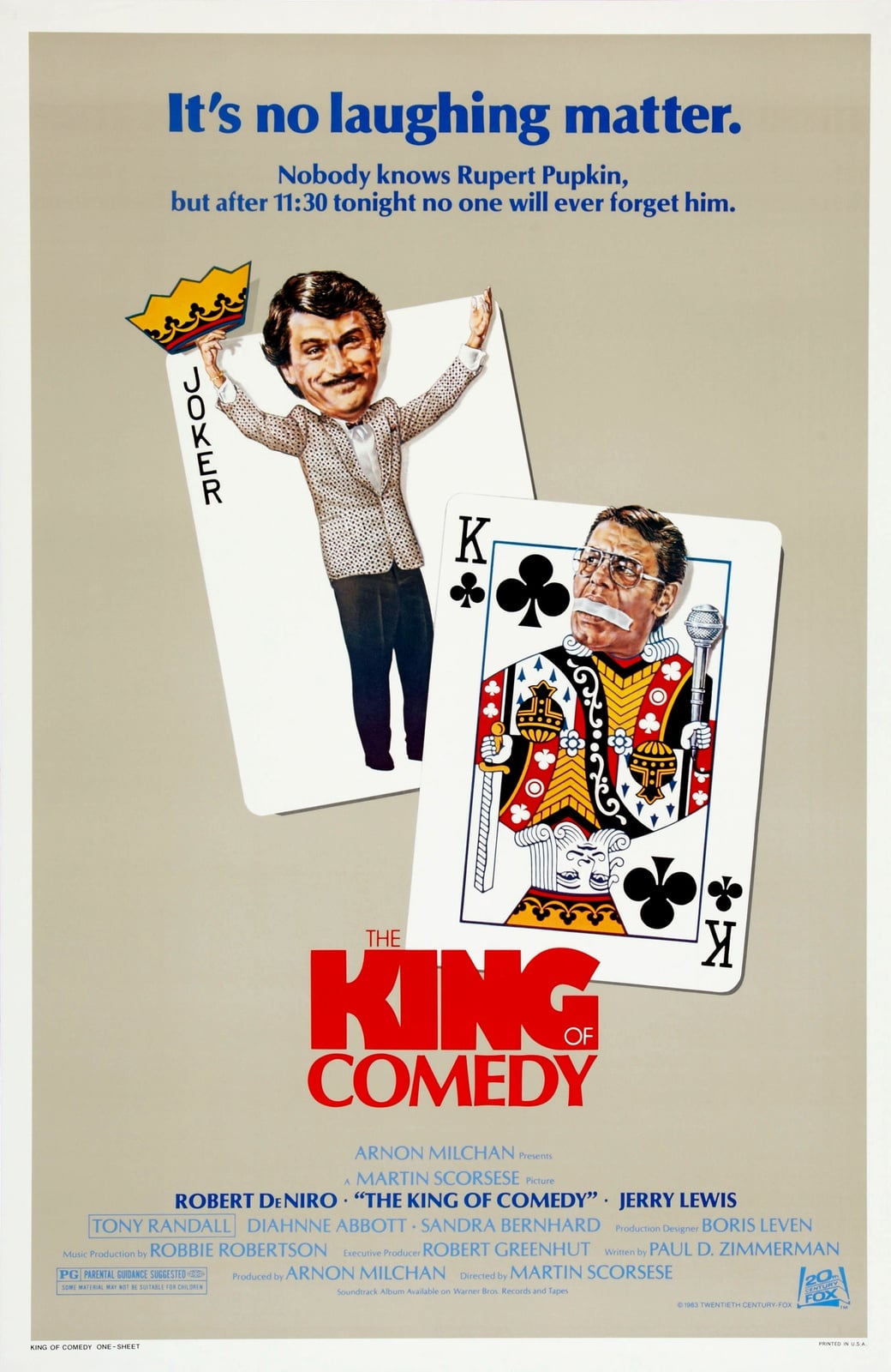 The King of Comedy - Cover