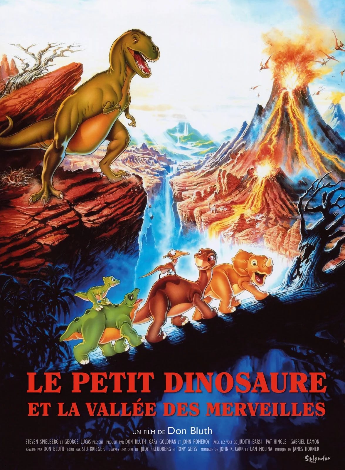 Le Petit dinosaure et la vallée des merveilles - Cover