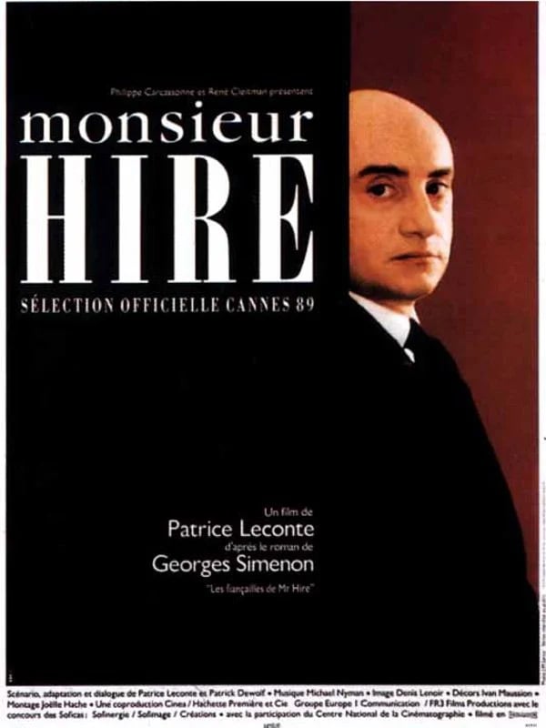 Monsieur Hire - Cover