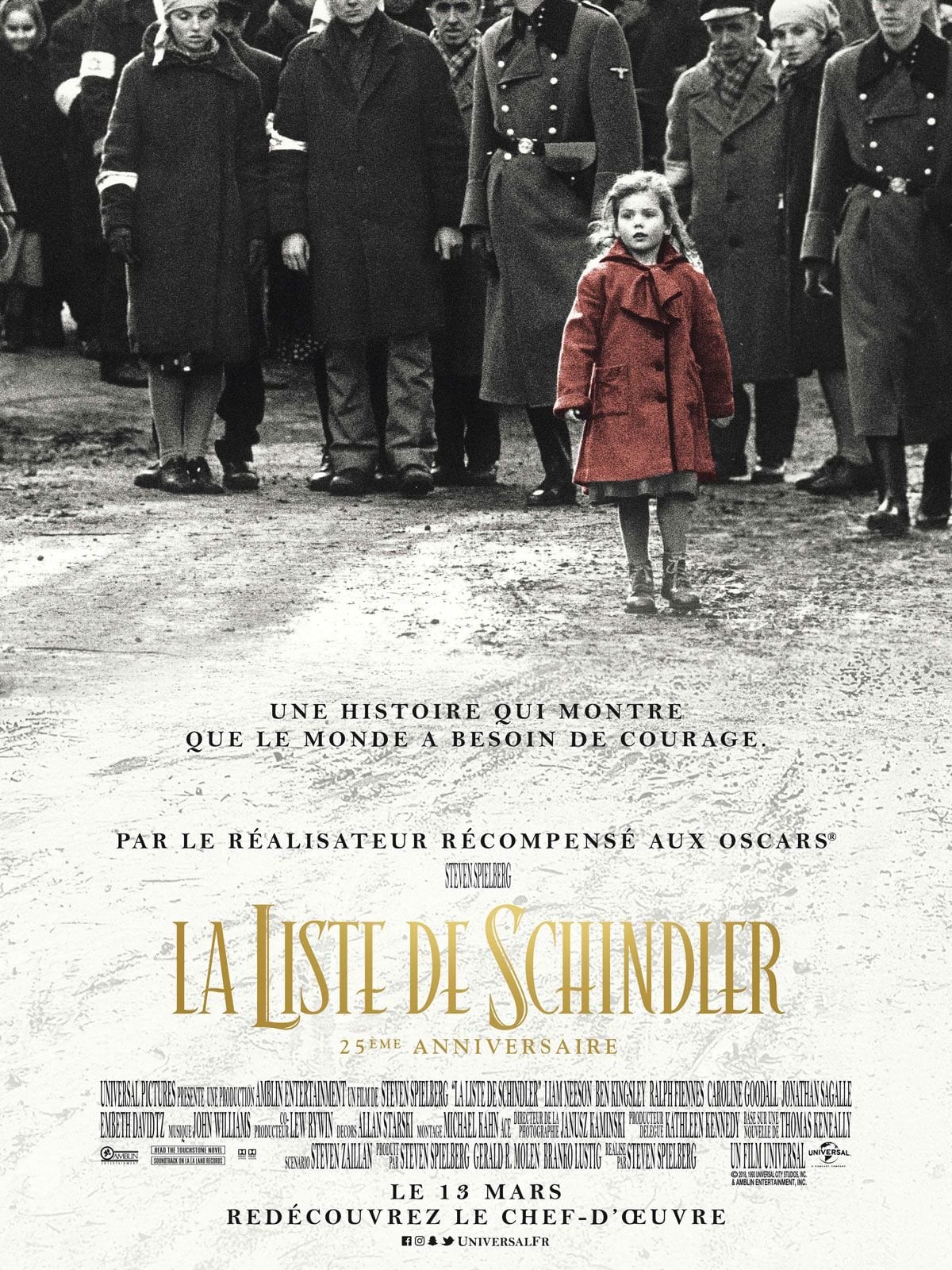 La Liste de Schindler - Cover