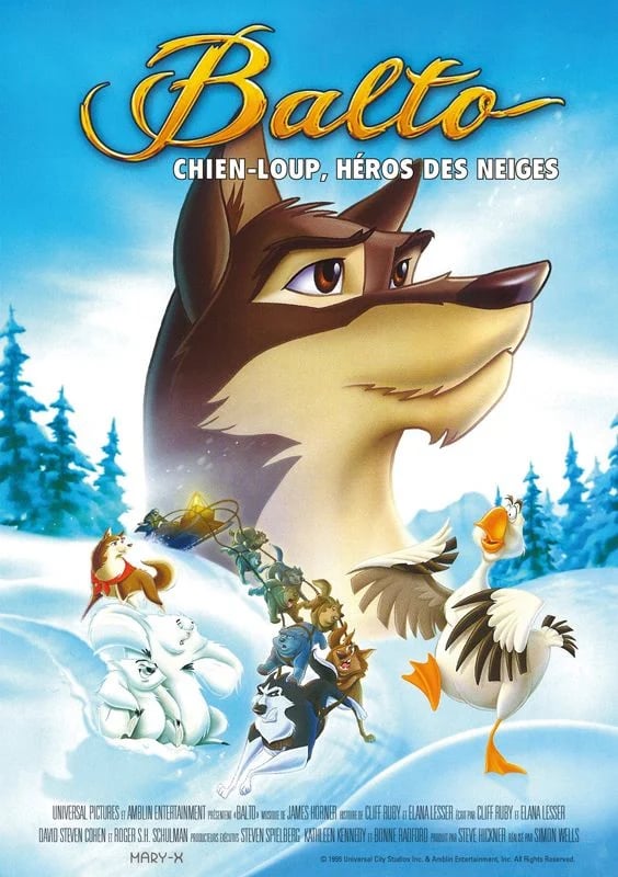 Balto chien-loup, héros des neiges - Cover