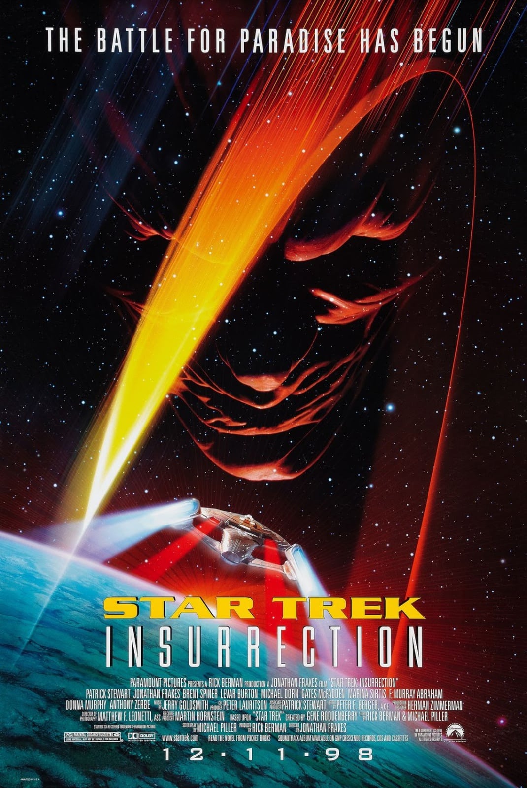 Star Trek: Insurrection - Cover