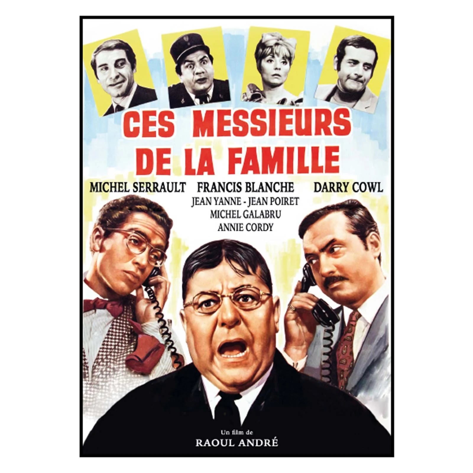 Ces messieurs de la famille - Cover