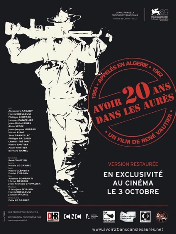Avoir 20 ans dans les Aurès - Cover